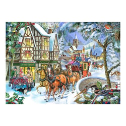 Puzzle 500 pièces - Pièces XXL - Snow Coach - HOP - House of Puzzles