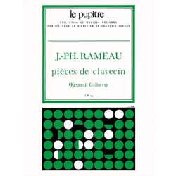 Partition musicale RAMEAU JEAN-PHILIPPE / GILBERT - Pièces de Clavecin LP59