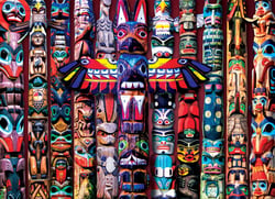 Puzzle 1000 pièces - Totem Poles - Eurographics