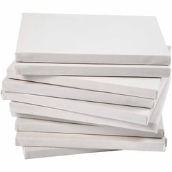 Entoilé, P: 1,6 cm, A2, dim. 42x60 cm, 280 gr, blanc, 20 pièces/ 1 Pq.