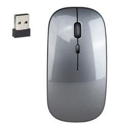 Souris Sans Fil 2.4GHz 1600DPI Réglable Optique Silencieuse Or Gris YONIS