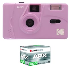 KODAK M35 - Appareil Photo Rechargeable 35mm, Objectif Grand Angle Fixe, Viseur optique , Flash Intégré, Pile AAA