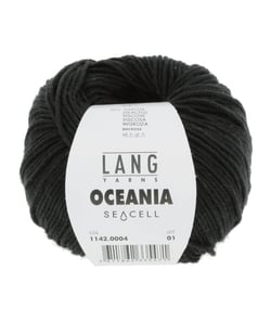 Pelote de Coton à crocheter et tricoter Oceania - Lang Yarns 4 Noir