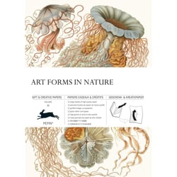 Papiers créatifs - Illustrations fonds marins - Scrapbooking - 12 feuilles - 50x70cm