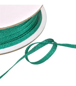 Bobine 50m cordon métallique vert