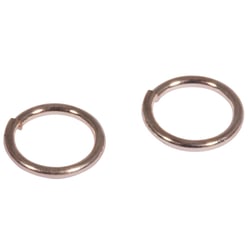 Anneau, 7 mm ø, or rose, 1mm, 30 pces