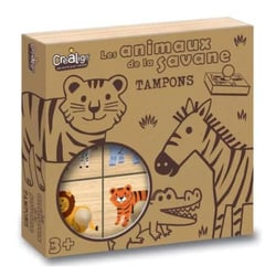 Créa Lign - Coffret tampons Eui -Animaux de la savane