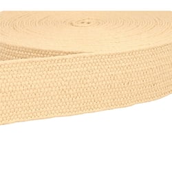 Sangle aspect naturel extensible ecru au mètre