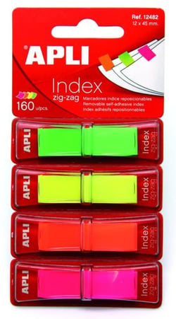 Index 12X45 Zigzag 160F Ass. Fluo