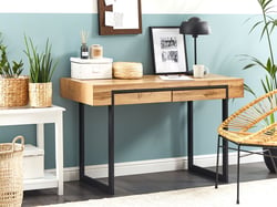 Bureau MDF Marron clair VIDA - Beliani