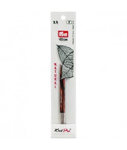 Aiguilles interchangeables courtes NATURAL N° 3 à 6 à l'unité - Prym - Knit Pro taille n°3,5