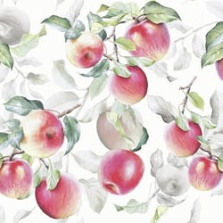 Lot de 4 serviettes en papier découpage collage 33 cm POMME FEUILLAGE