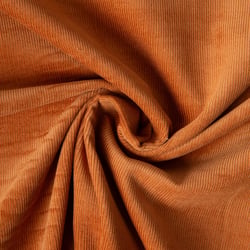 Tissu Velours milleraies Lilou uni  Marron clair