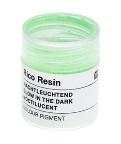 Pigments de couleur Noctilucent pour Résine - Pot de 3gr - Rico Design Vert Fluo