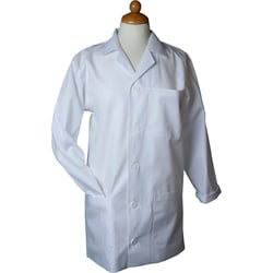 Blouse de laboratoire, L : 78 cm, dim. small, Longueur des manches: 58cm , blanc, 1 pièce