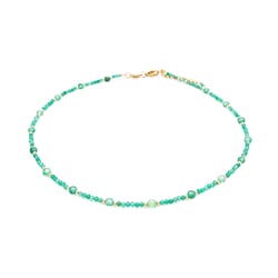 Collier Paloma en pierres Agate Verte - Sloya