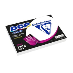 Ramette de 250 Feuilles de Papier 170g A4 Certifié FSC Couché Brillant Blanc CLAIREFONTAINE