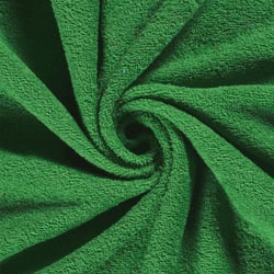 Tissu Eponge légère 340 g/m² uni Vert golf