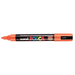 Lot de 6 Marqueurs pointe conique moyenne POSCA PC5M 1,8 - 2,5mm Orange Foncé POSCA
