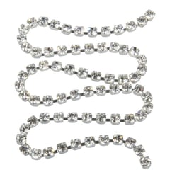 Chaîne pierres strass pour décorer, 35cm, 1pièce