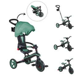 Tricycle EXPLORER 4-en-1 Évolutif et Pliable  Vert Olive - Globber