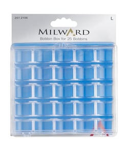 Boite a canettes plastique 25 emplacements machine a coudre - Milward Gris