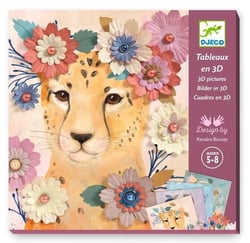 Tableaux en 3D Couronnes de fleurs - Djeco