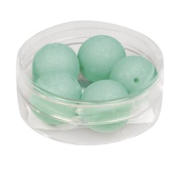 Rayher - Perle satinée SilkBead ø 14mm Vert menthe 5 pièces