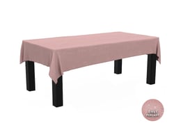 Nappe rectangulaire Lino 260x170cm - Coloris rose - 1001Jouets