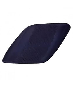 Carte de 2 boutons fantaisies rectangulaire Bleu marine 34mm - Union Knopf Bleu