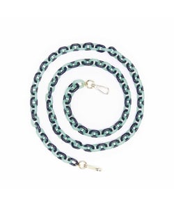 Chaînes pour anse de sac accessoire résine - 120 x 1 cm - DRAEGER Multicolore Vert