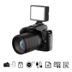 Appareil Photo Numérique 64MP Vision Nocturne WiFi 4K Double Caméra 16X Zoom