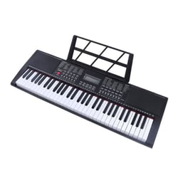 LALAHO - Clavier électronique - Piano 61 touches noir écran LCD rétroéclairé