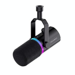 Microphone Dynamique Pour Podcasting Enregistrement Gaming Streaming Noir YONIS