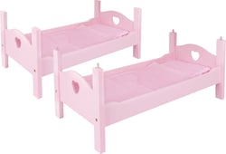 Lit superposé rose pour poupées