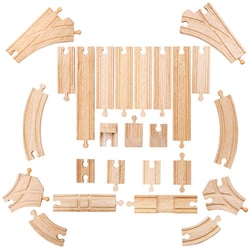 Lot d extensions de rails au sol - Bigjigs Toys