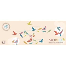 Mobile en papier oiseaux multicolores - Djeco