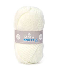 Fil à tricoter Knitty 6 - 100GR - DMC Just Knitting Ecru (812)