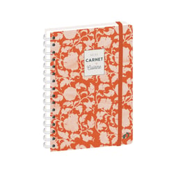 Carnet de cuisine - Spiralé - Français - Carnets thématiques - Multicolore - 15x21 cm - Papier Clairefontaine blanc - Fabrication française -  Quo Vadis