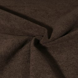 Tissu Velours d'ameublement texturé Genova uni  Marron chocolat