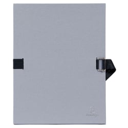 Chemise dos extensible papier - 24x32cm - Gris - x 10 - Exacompta