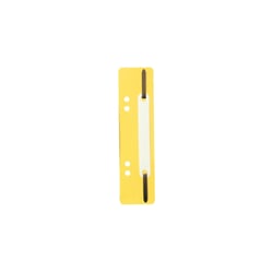 Fixe-dossiers à lamelle polypropylène - Jaune - x 250 - Exacompta
