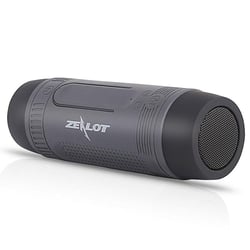 Enceinte Bluetooth Portable 4000mAh Son Stéréo LED Pour Tous Smartphones Gris YONIS