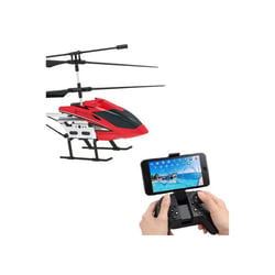 Hélicoptère Drone Caméra 2MP Intégrée WIFI, Vol Stable et Télécommande 1-Clic, LED, Support Smartphone, Figures Aériennes