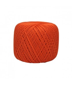 Coton à crocheter Cablé 5 - Distrifil - Oeko-Tex 74 Orange