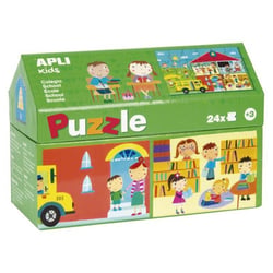 Apli Agipa - Boite Maisonnette Puzzle L'École
