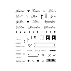 Tampons transparents Bullet journal ARTEMIO
