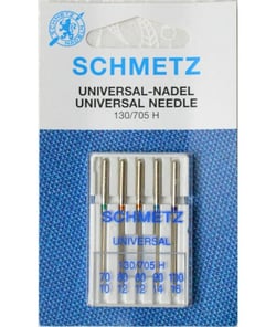 Aiguilles Universelles pour Machine - Assortiment Mix 70,80,90,100 - 130/705H - 5 pces - SCHMETZ Gris