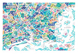 Puzzle 1000 pièces - Marseille - Grafika