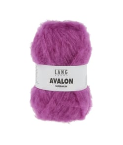 Pelote de laine AVALON – Lang Yarns - Laine mérinos extrafine Superwash - Douceur mystique & tenue structurée 0085 Rose